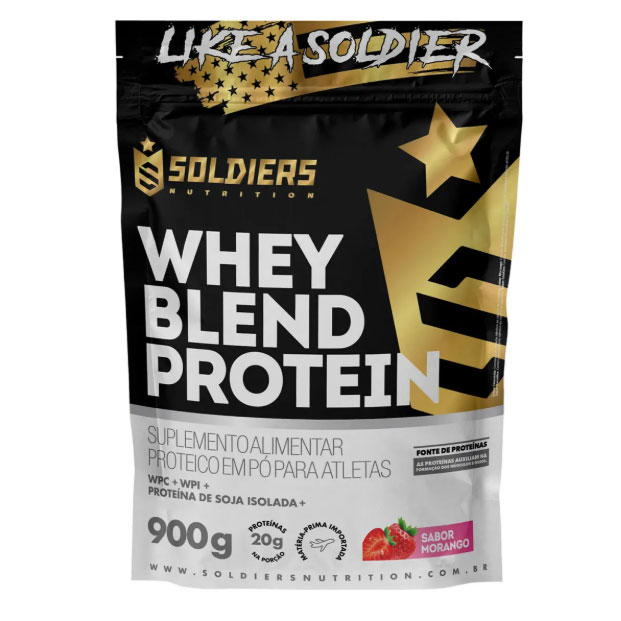 Whey Blend Protein Concentrado e Isolado 900g