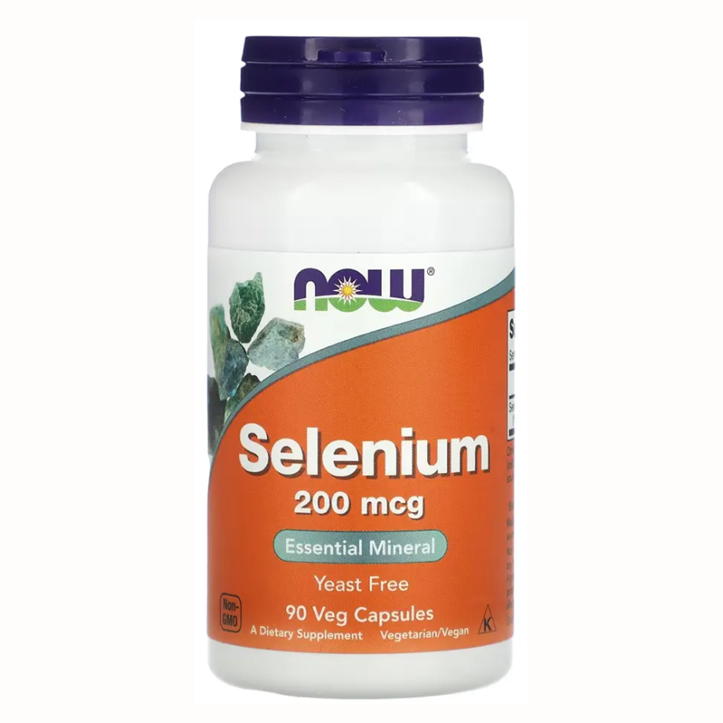 Selênio 200mcg Now Foods Selenium 90 Veg Caps Sabor Sem sabor